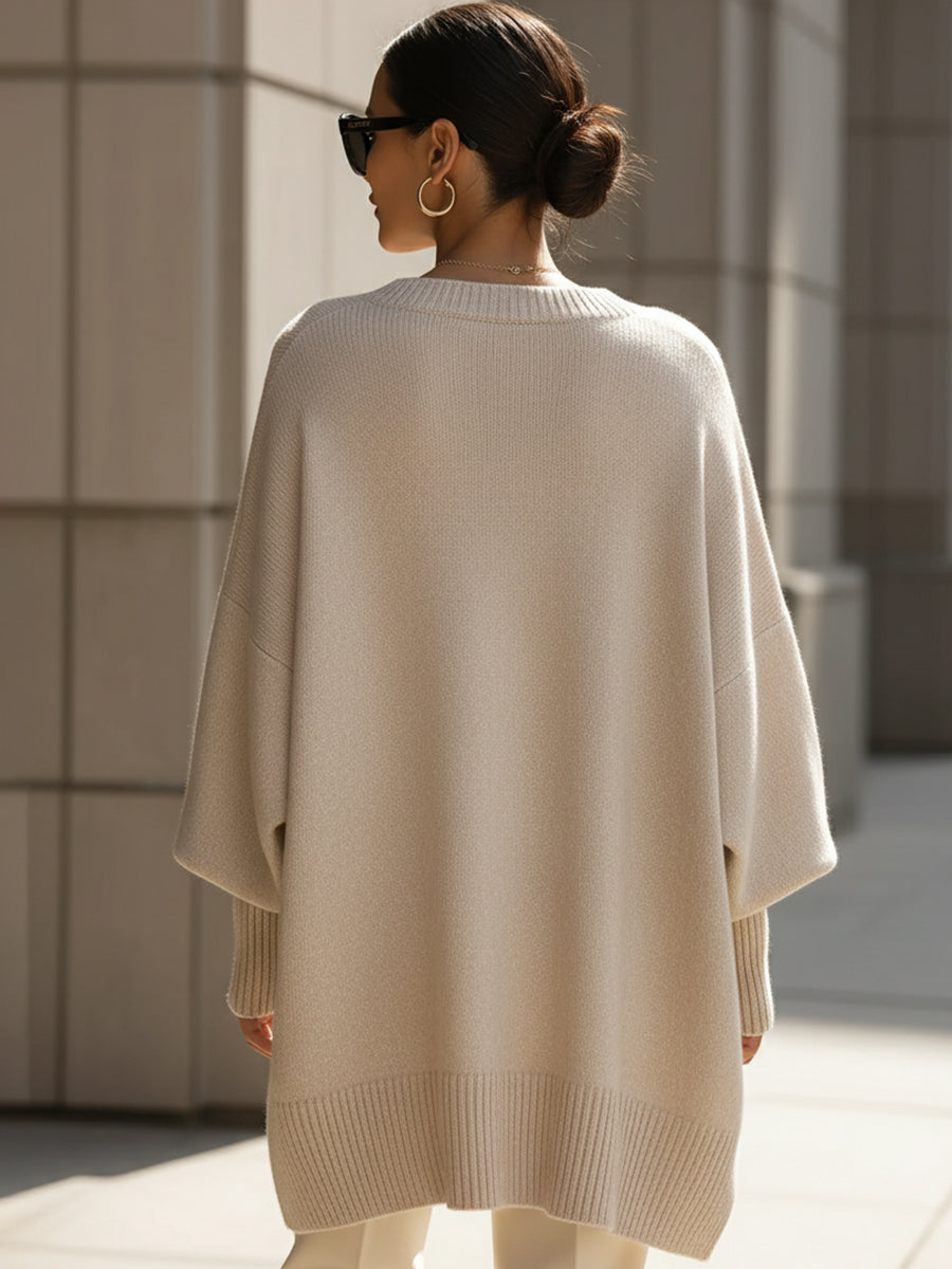 Lily | Oversized Poncho Sweater