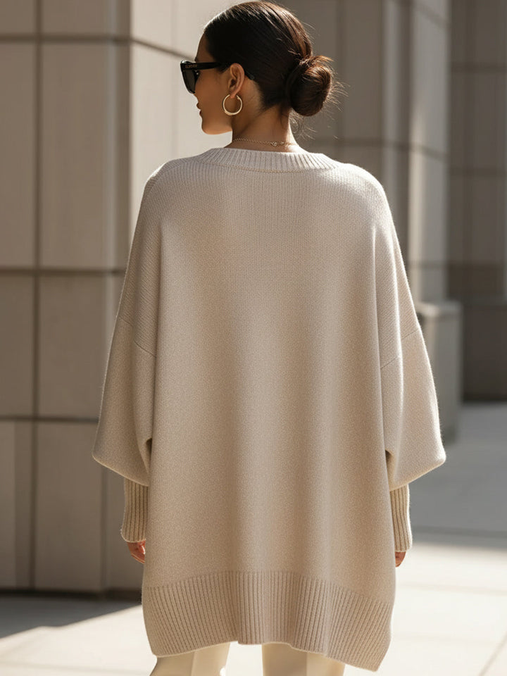 Lily | Oversized Poncho Sweater