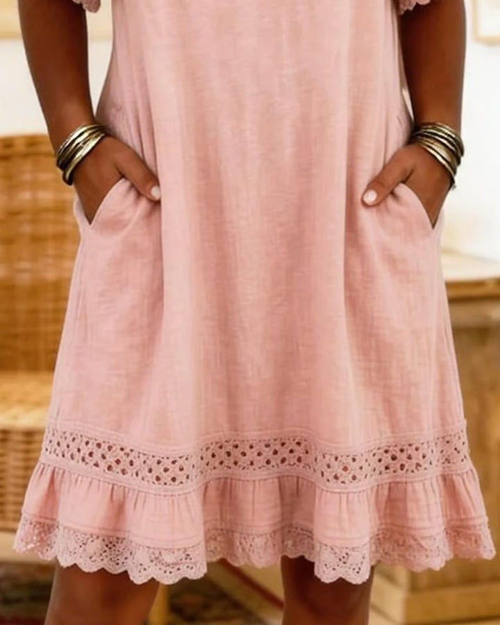 Ruffled A-Hem Dress