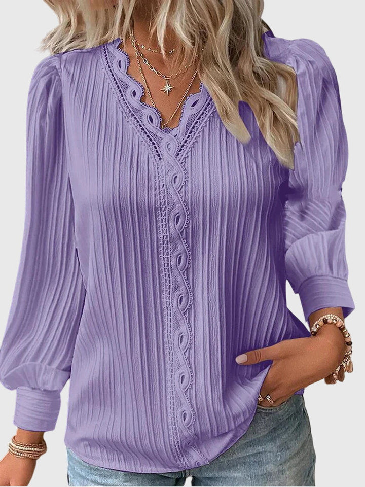 Alexis™ | Elegant Pullover Blouse