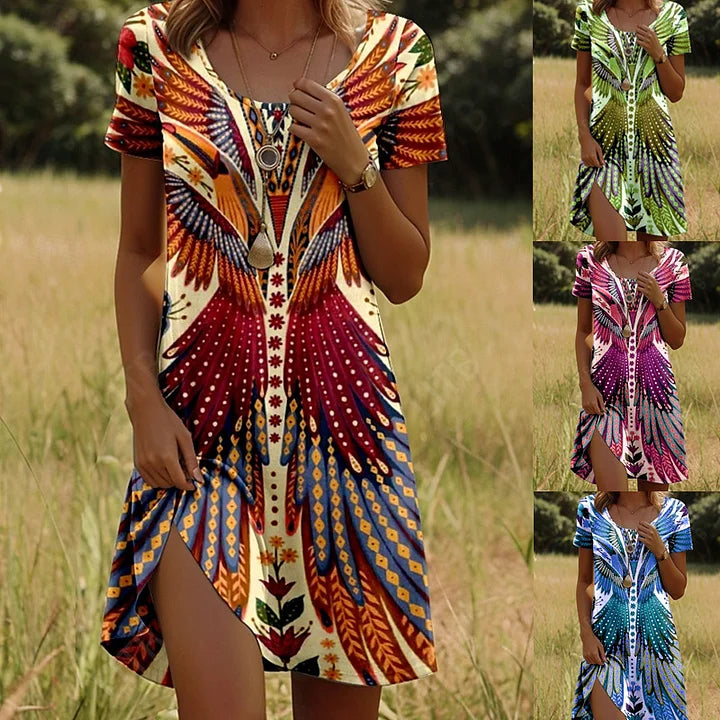 Linnea – The Bold and Breezy Printed Summer Dress