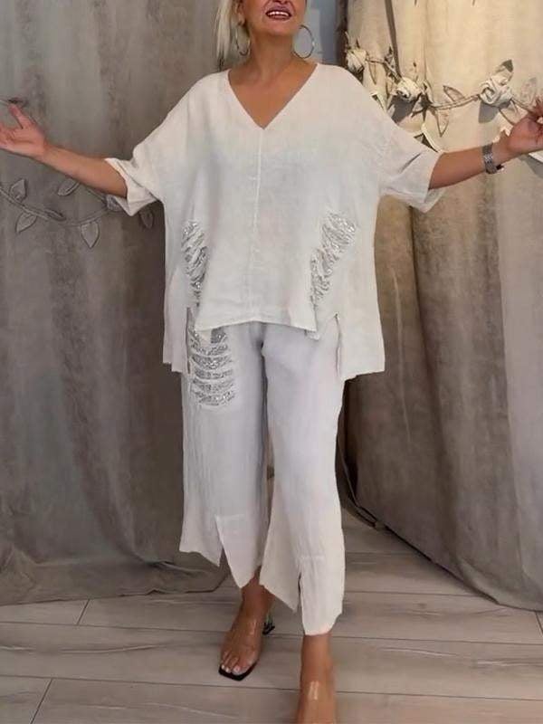 Britt | Elegant Two-Piece Summer Set For The Sunny Days