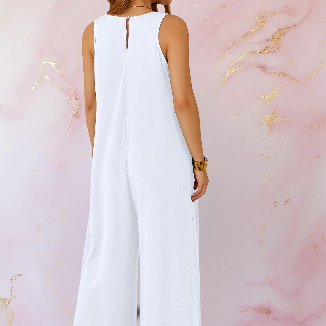 Jacinta™ | Wide-Leg Sleeveless Jumpsuit