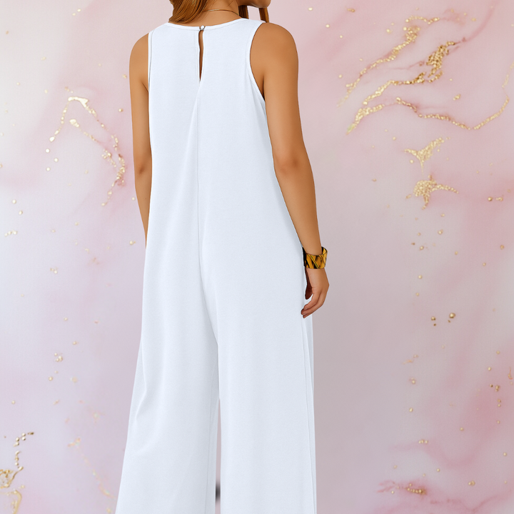 Jacinta™ | Wide-Leg Sleeveless Jumpsuit