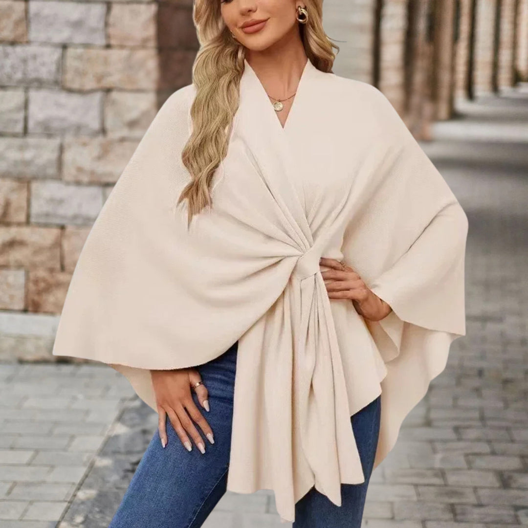Sandy | Elegant Poncho Sweater