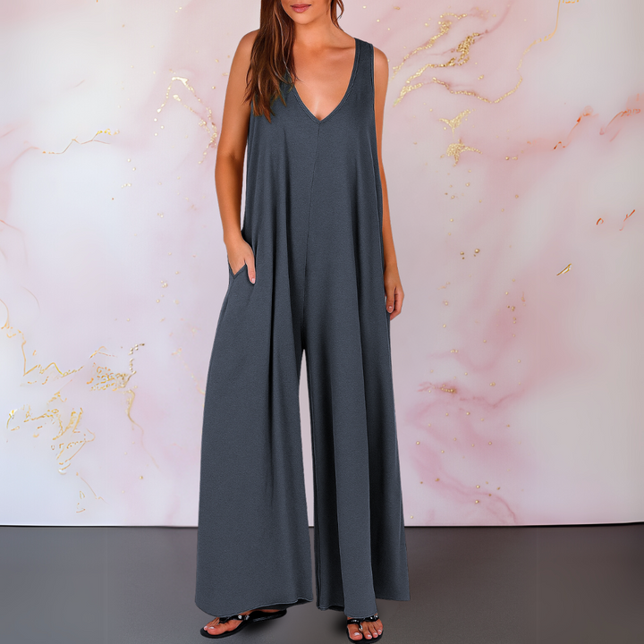 Jacinta™ | Wide-Leg Sleeveless Jumpsuit