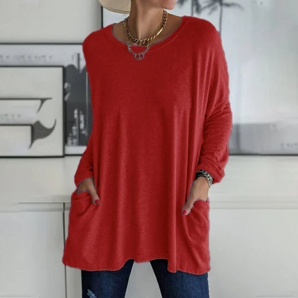 Yelina | Relaxed Long Sleeve Top