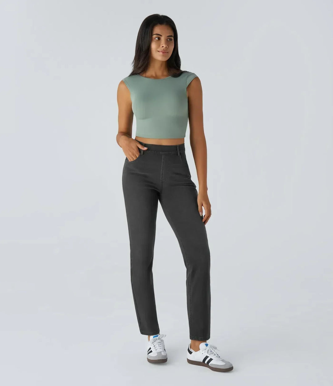 Brinelle™ - Elastic and comfortable pants with high waist