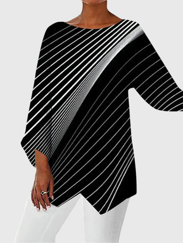 Ilona™ | Elegant Crew Neck Top