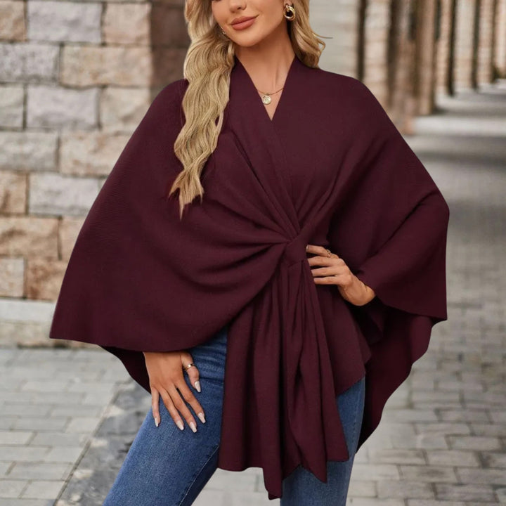 Sandy | Elegant Poncho Sweater