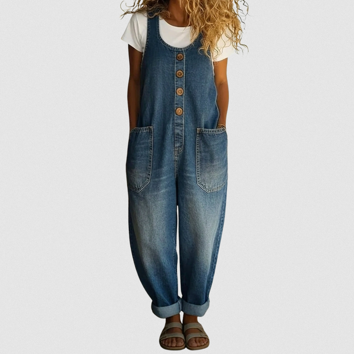Carmen | Vintage Denim Jumpsuit