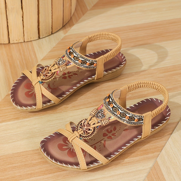 Nathalie | Boho Flat Sandals