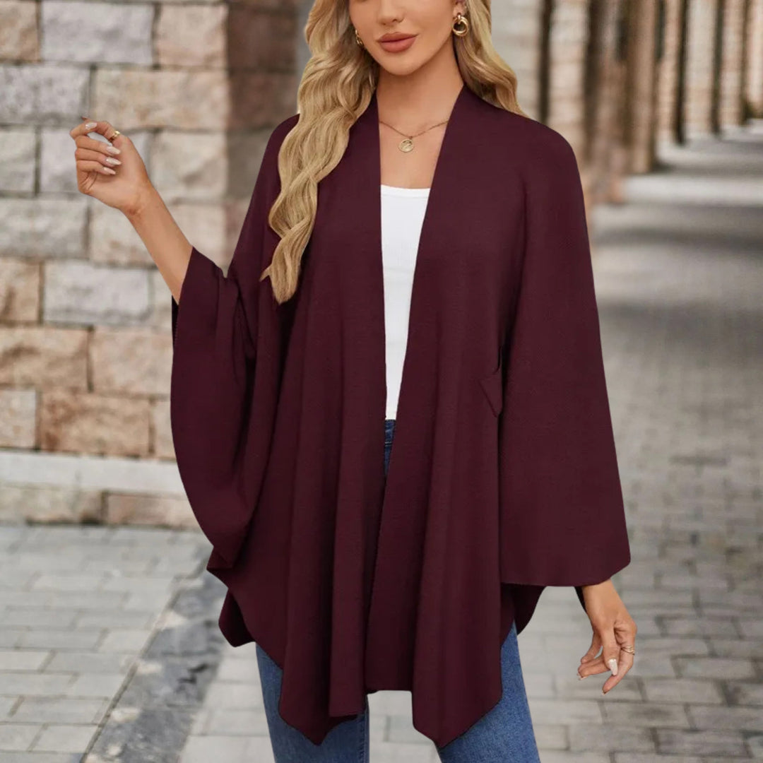 Sandy | Elegant Poncho Sweater