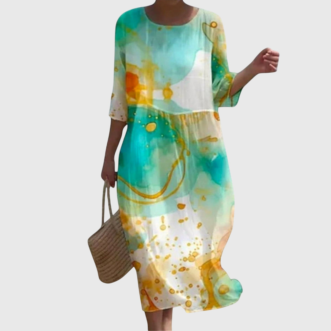 Fabiola™ | Stylish Floral Maxi Dress