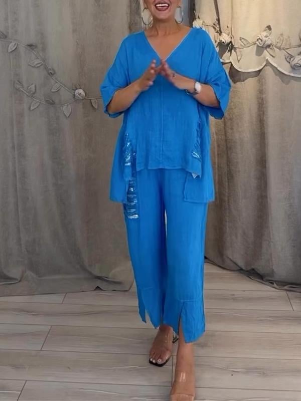 Britt | Elegant Two-Piece Summer Set For The Sunny Days