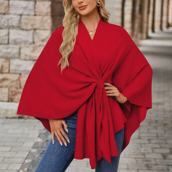 Sandy | Elegant Poncho Sweater