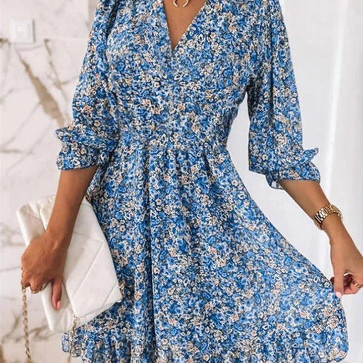 Corisande | Elegant Floral Dress