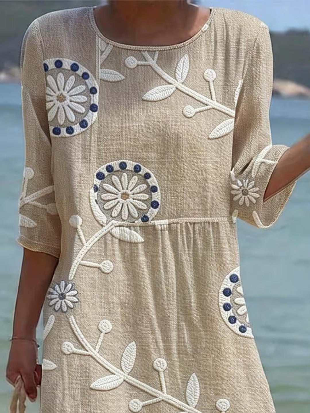 Charlotte | Casual Mid-Sleeve Dress