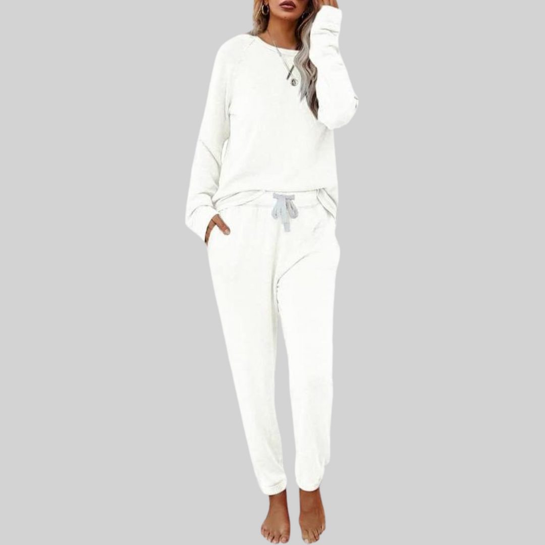 Ashley™ - Casual Long Sleeve and Sweatpants Set