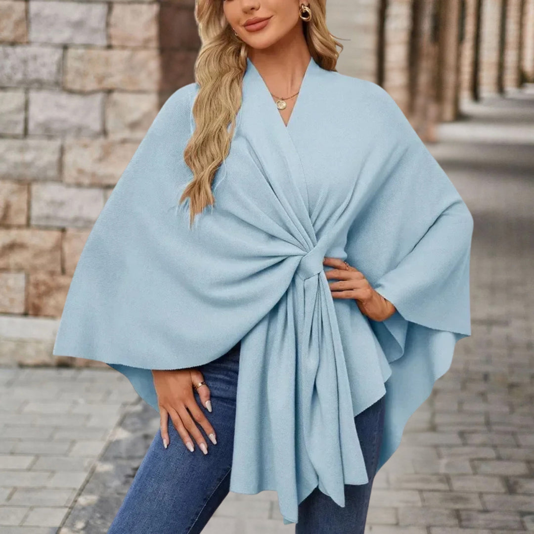 Sandy | Elegant Poncho Sweater
