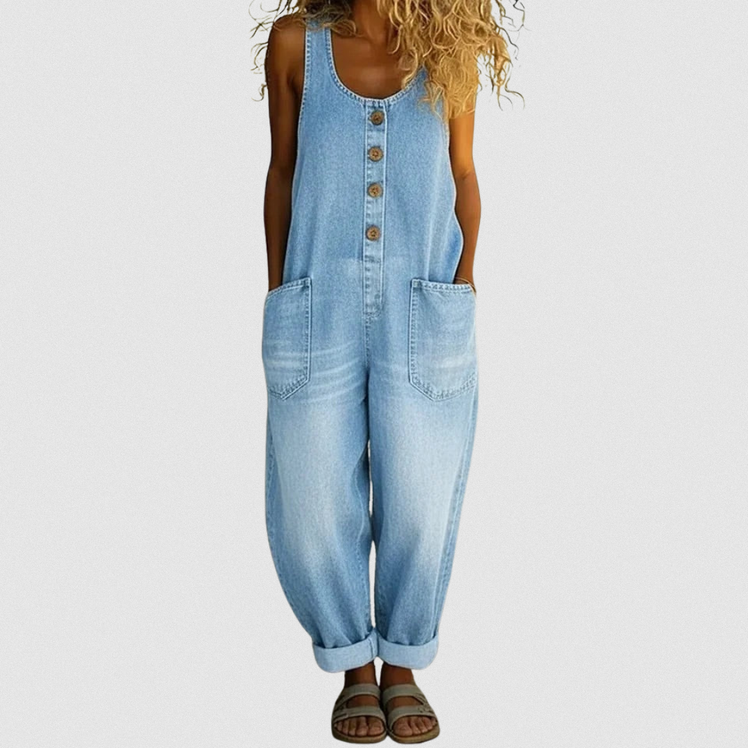 Carmen | Vintage Denim Jumpsuit