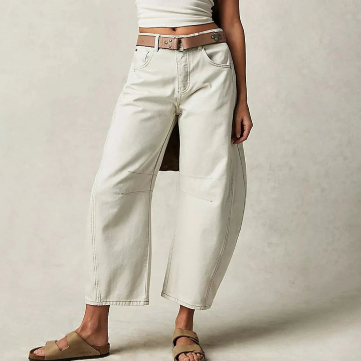 Solenne | CHIC WIDE-LEG JEANS
