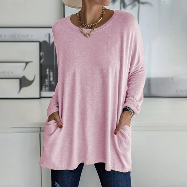Yelina | Relaxed Long Sleeve Top