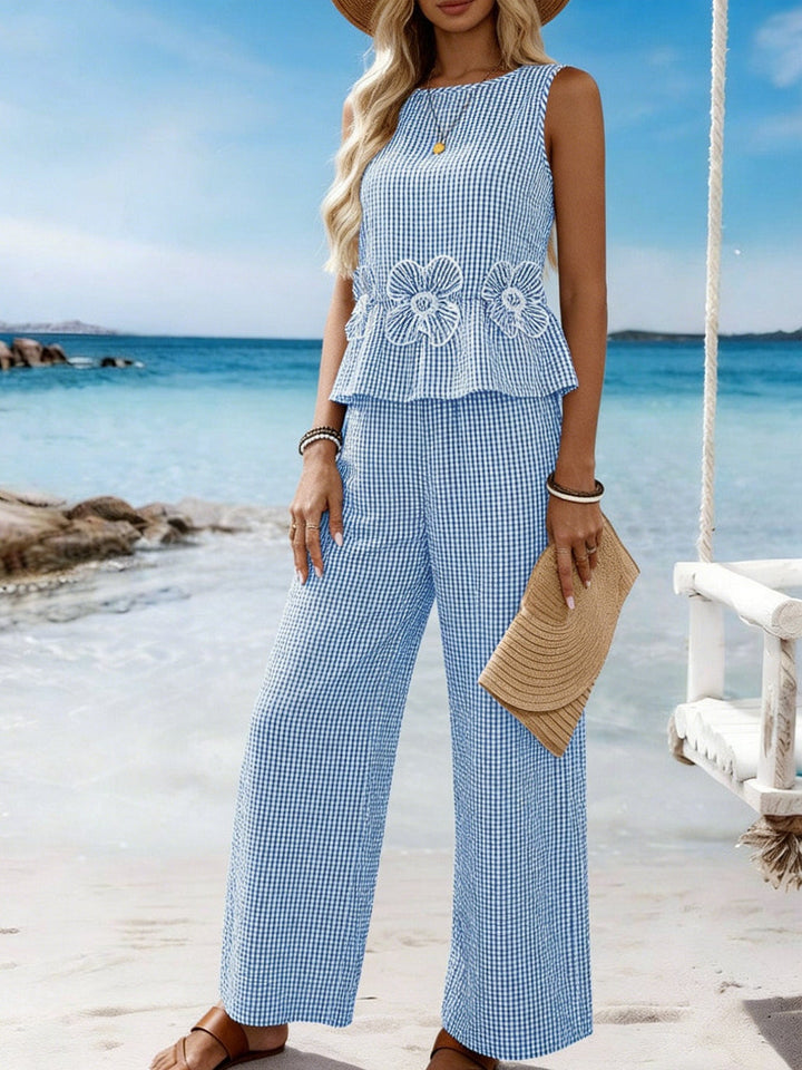 Megan | Elegant Gingham Set