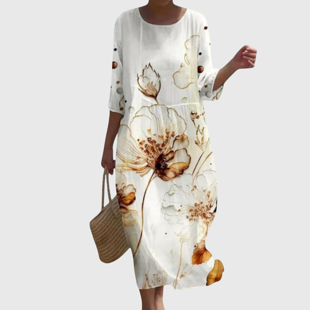 Fabiola™ | Stylish Floral Maxi Dress