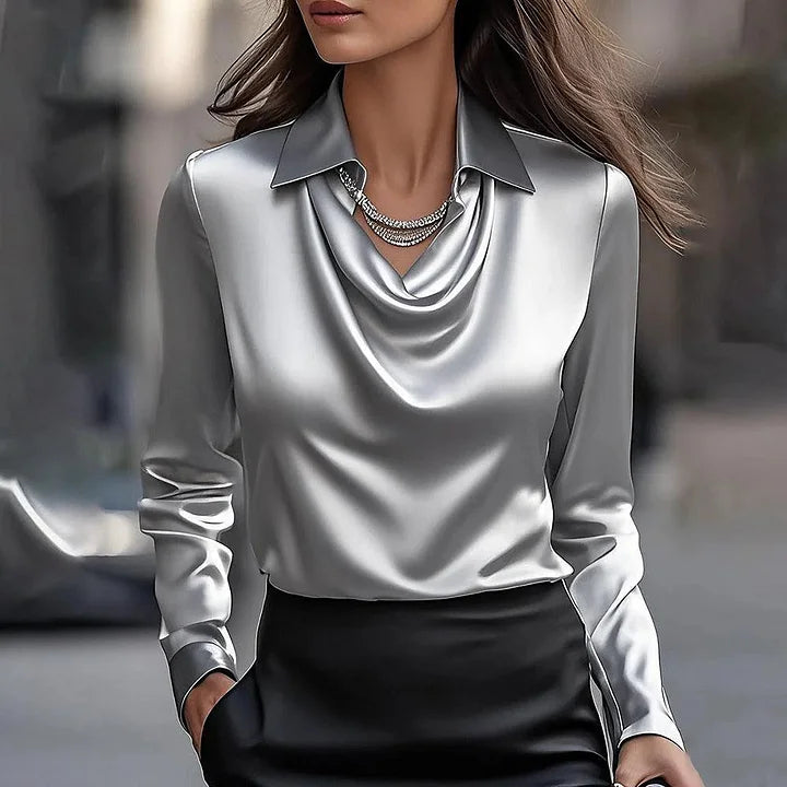 Grace | Elegant Satin Blouse