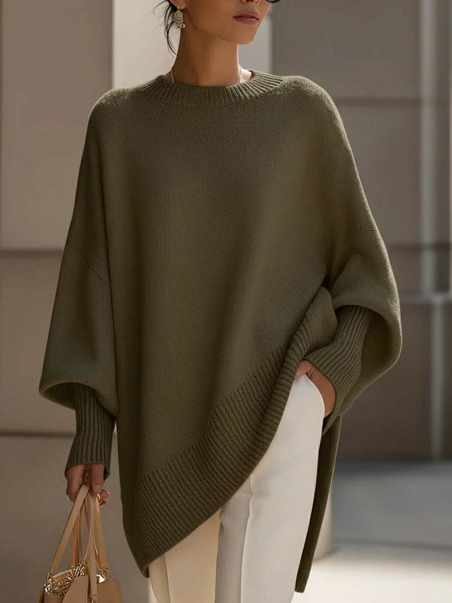 Lily | Oversized Poncho Sweater