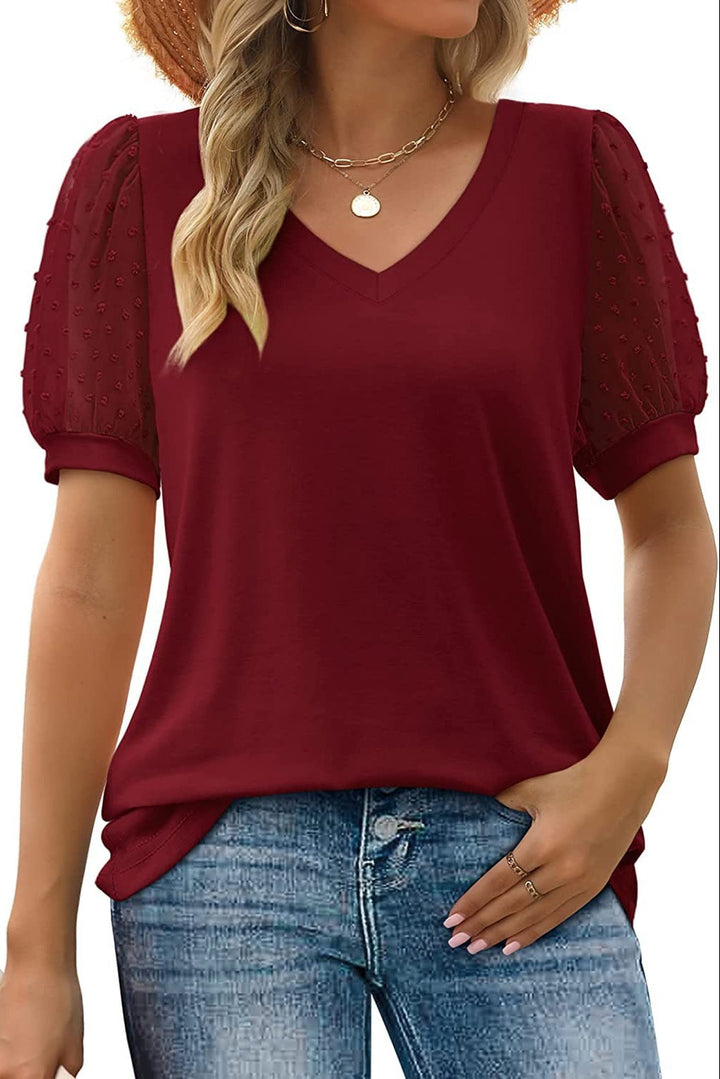 Tekmile | Sleek V-Neck Blouse