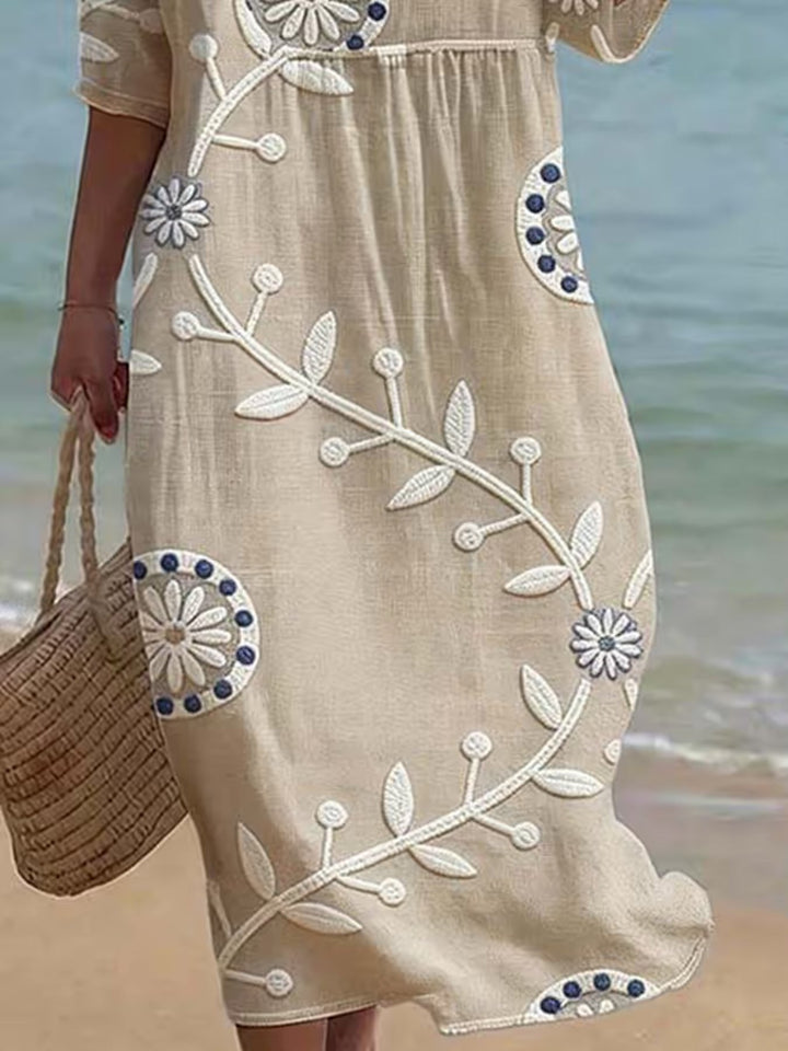 Charlotte | Casual Mid-Sleeve Dress