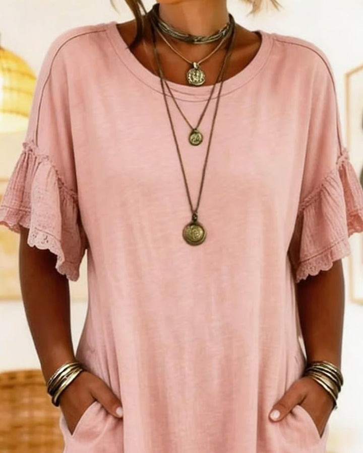 Ruffled A-Hem Dress