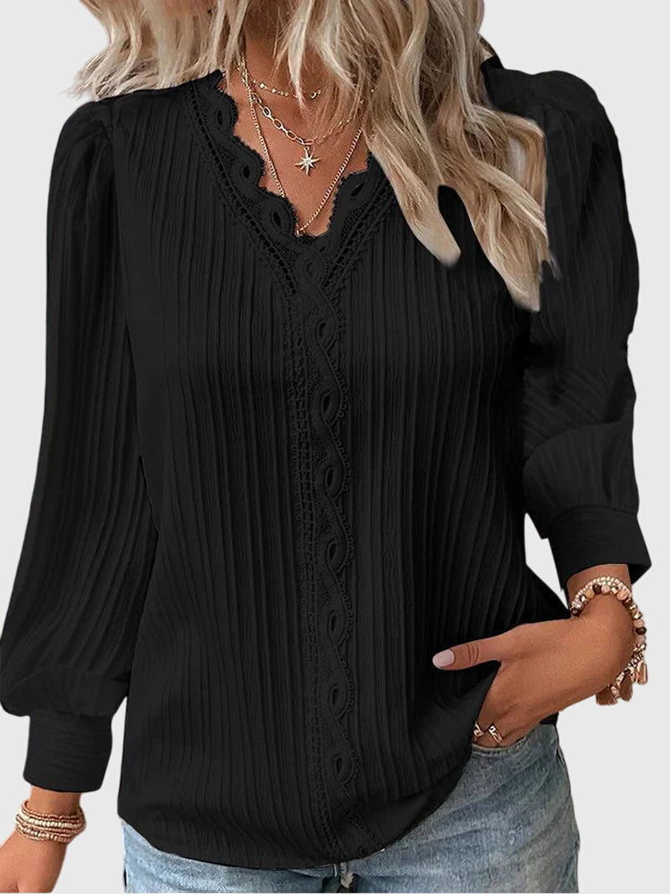 Alexis™ | Elegant Pullover Blouse