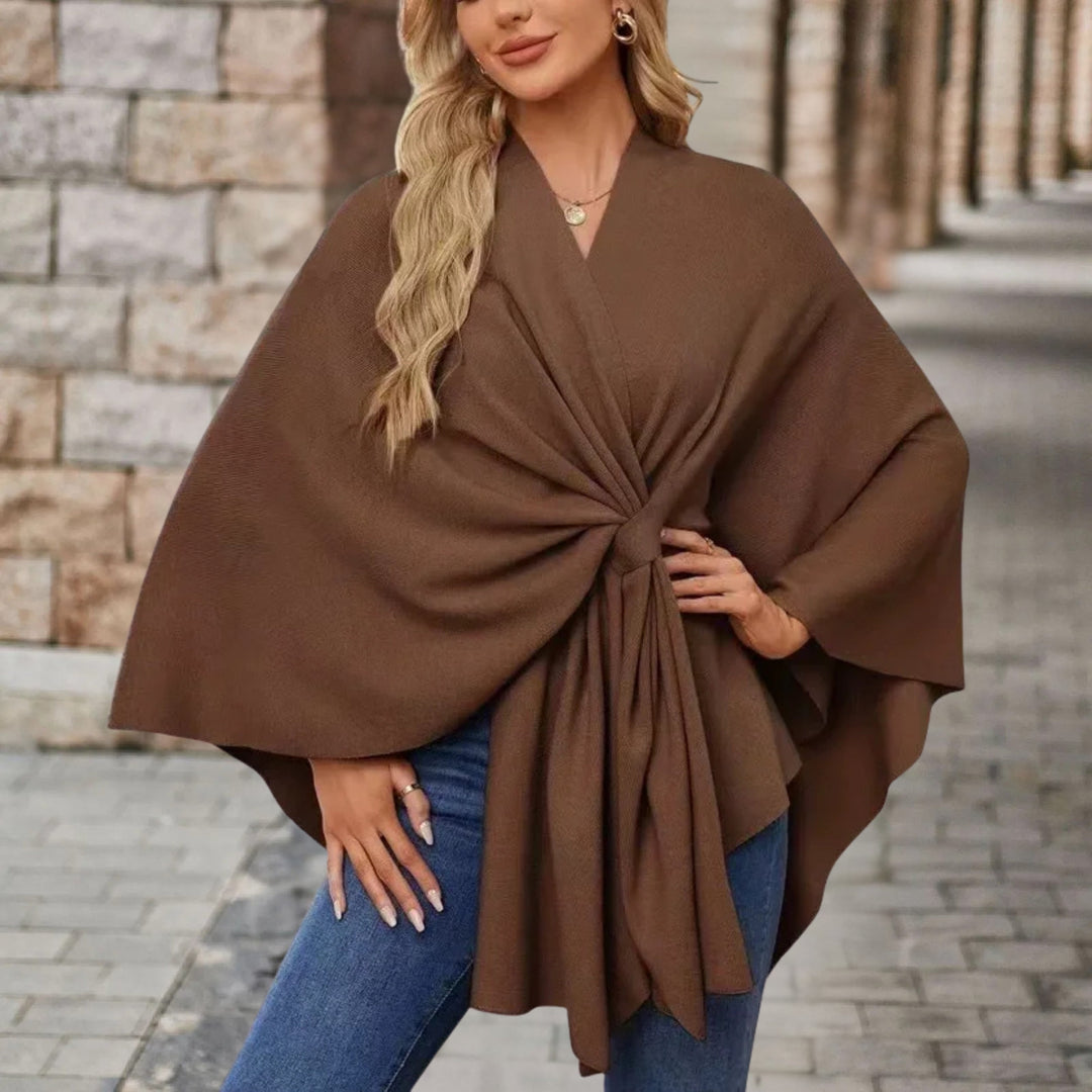 Sandy | Elegant Poncho Sweater