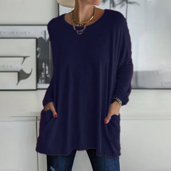 Yelina | Relaxed Long Sleeve Top