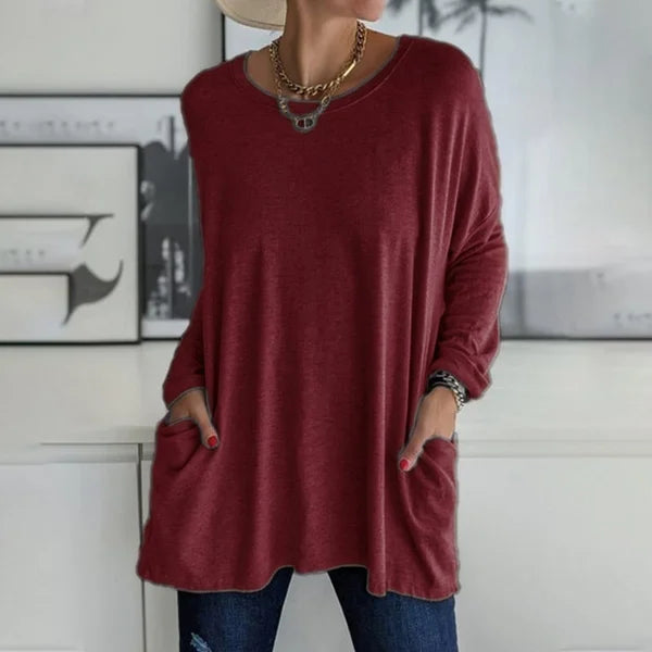 Yelina | Relaxed Long Sleeve Top