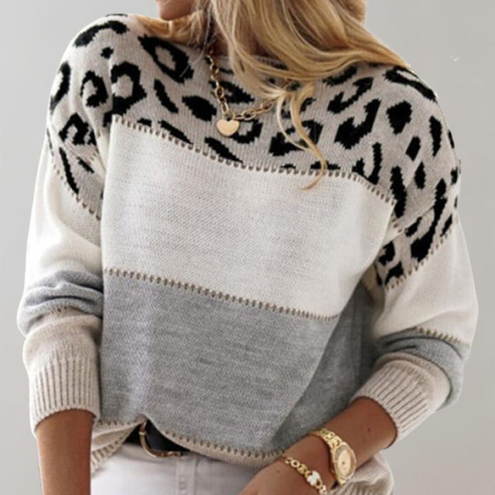 Quinn | Leopard Print Casual Sweater