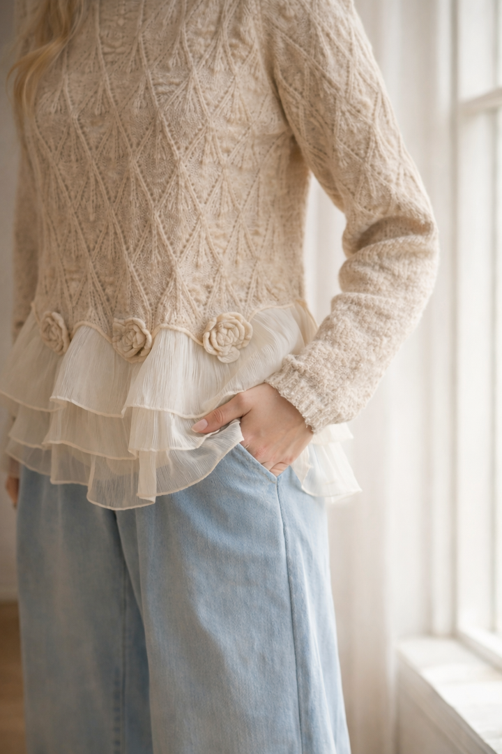 Nancy | Ruffle Cardigan™