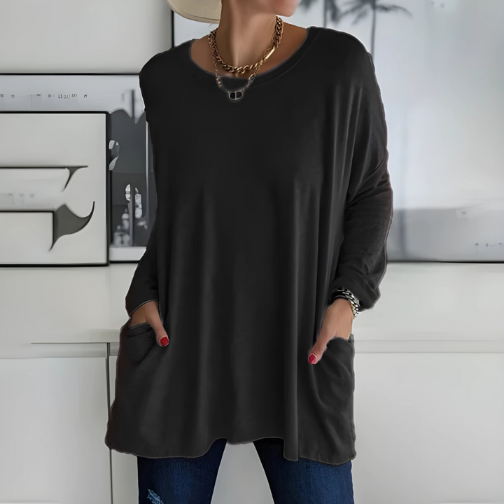 Yelina | Relaxed Long Sleeve Top