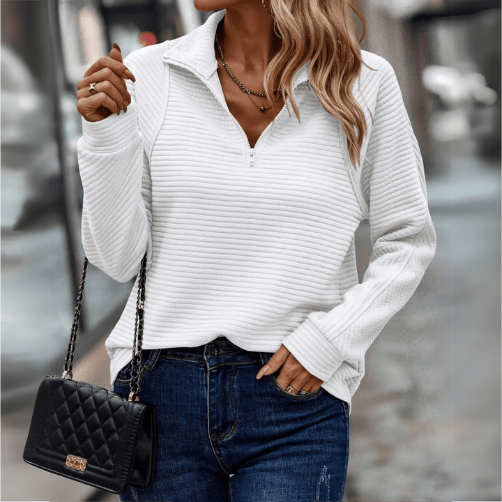 June | Chic Half-Zip Pullover