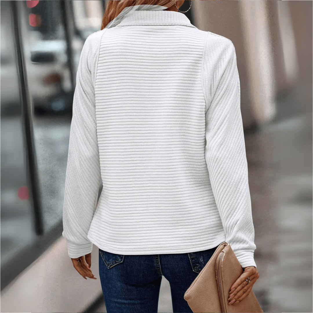 June | Chic Half-Zip Pullover