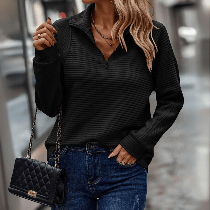 June | Chic Half-Zip Pullover
