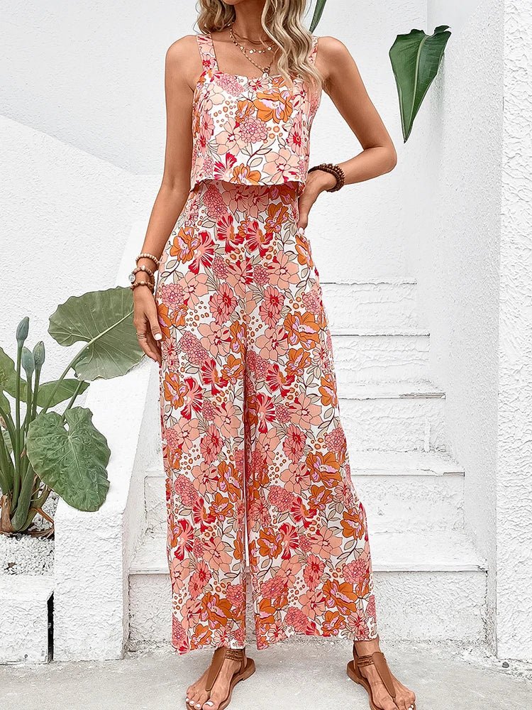 Fenna | Floral Wide-leg Jumpsuit