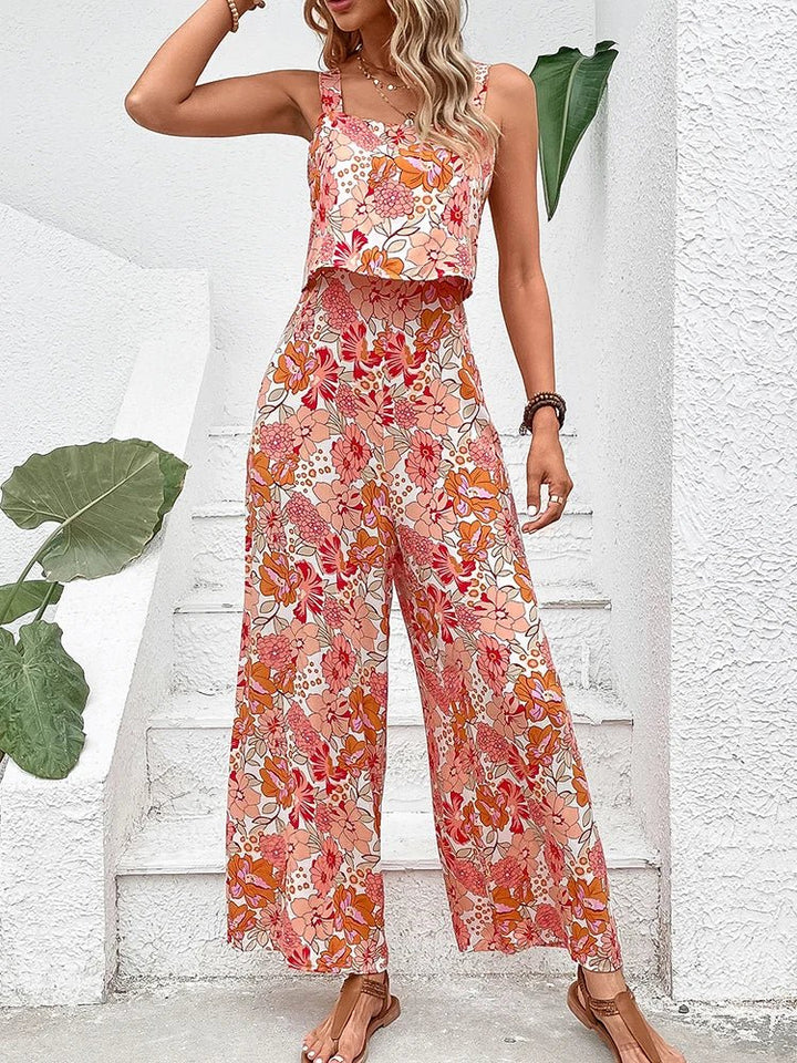 Fenna | Floral Wide-leg Jumpsuit