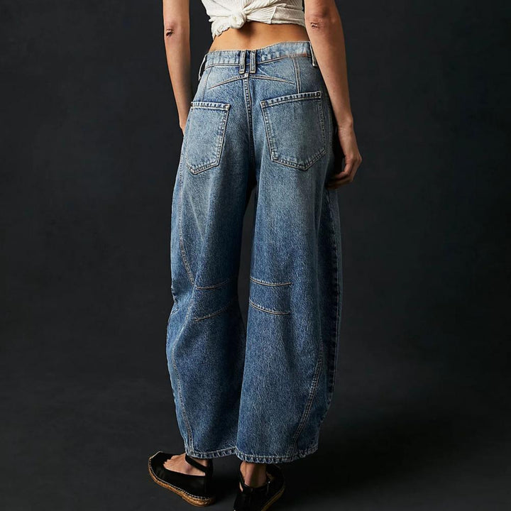 Solenne | CHIC WIDE-LEG JEANS