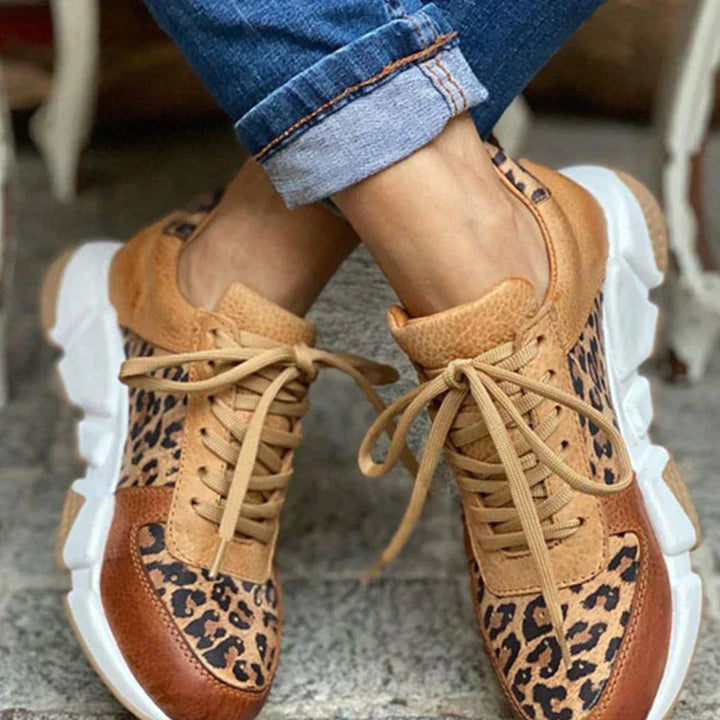 Rose | Comfortable Leopard Sneakers
