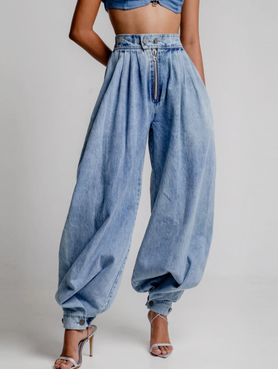 Rilena | High Waist Balloon Jeans