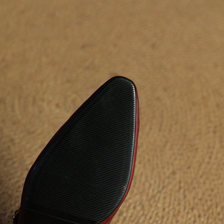 Tania Genuine Leather Mules